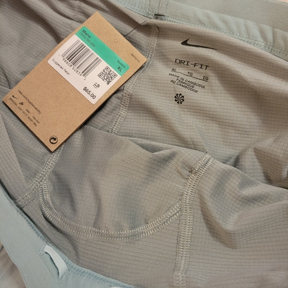 Nike Stride men's 7" 2-in-1 Running Shorts - Mineral Green - Picture 7 of 13